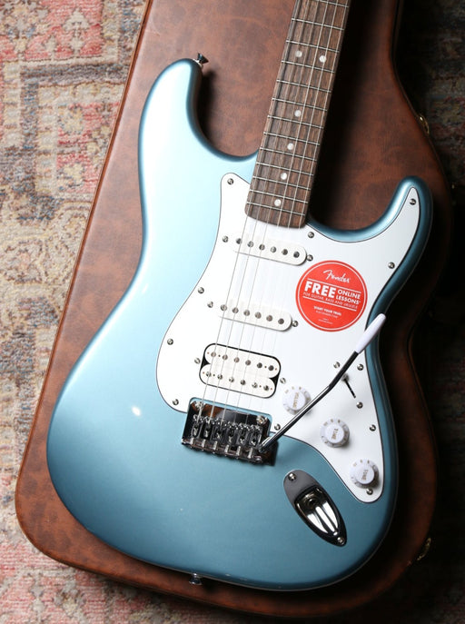 Fender Squier Affinity™ Stratocaster® HSS Laurel Fingerboard, White Pickguard, Ice Blue Metallic - Guitar Warehouse