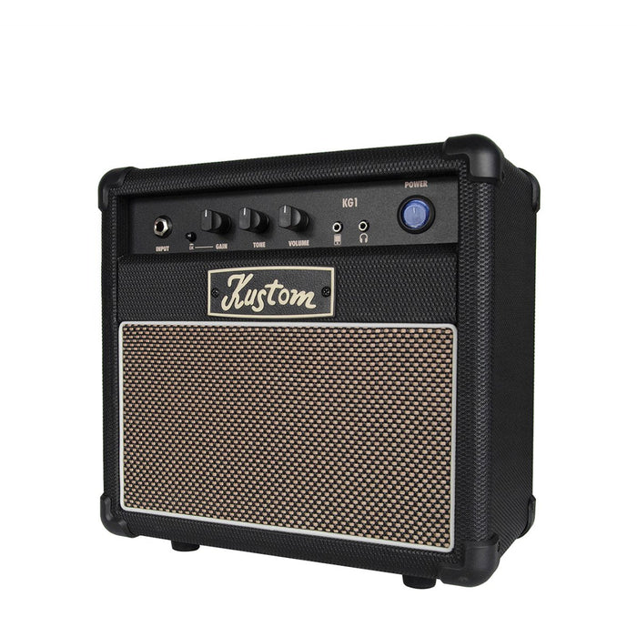 Kustom KG Series 10W Portable Battery/Mains Guitar Amp 1 x 6" Speaker - Guitar Warehouse