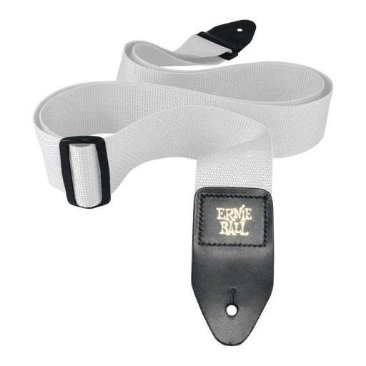 ERNIE BALL White Polypro Guitar Strap - Guitar Warehouse