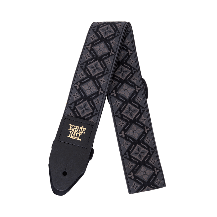Ernie Ball Jacquard Guitar Strap - Regal Black - Guitar Warehouse