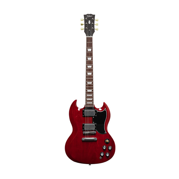 Tokai USG58 Cherry Solid Body Electric Guitar *Setup Price - Guitar Warehouse