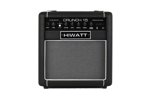 Hiwatt Crunch 15R COMBO W/ 1X8” SPEAKER & SPRING REVERB - Guitar Warehouse