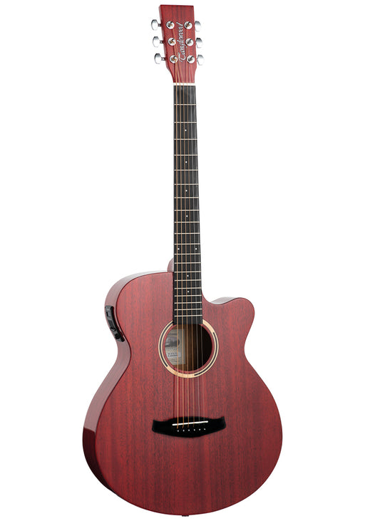 Tanglewood Discovery Super Folk Mahogany Electro Acoustic DBT SFCE TRG - Red Gloss - Guitar Warehouse