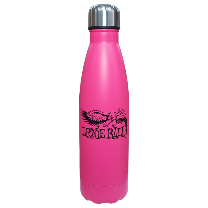 Ernie Ball Water Bottle - Super Slinky Pink - Guitar Warehouse