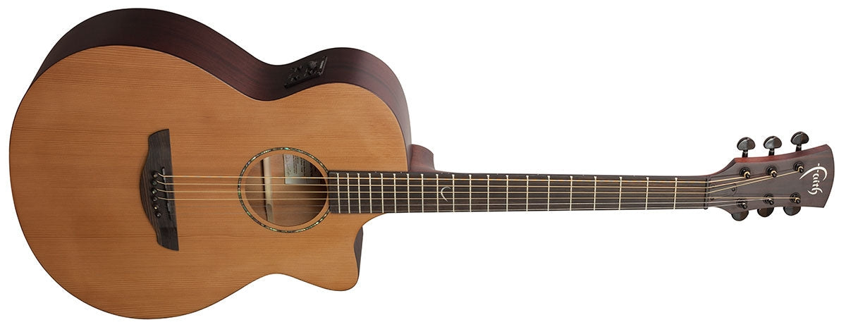 Faith Naked Venus Electro Acoustic Guitar - Cedar/Mahogany Inc Gigbag - Guitar Warehouse