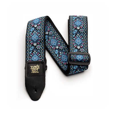 Ernie Ball Jacquard Guitar Strap - Indigo Orchid - Guitar Warehouse