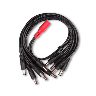 Pedal Daisy Chain 10 Plug Straight 9v DC Adapter Cable - Guitar Warehouse