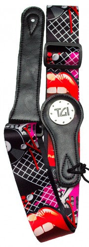 Lips Guitar Strap - TGI - Guitar Warehouse