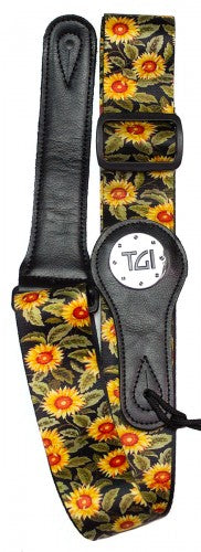 Sunflowers Guitar Strap - TGI - Guitar Warehouse