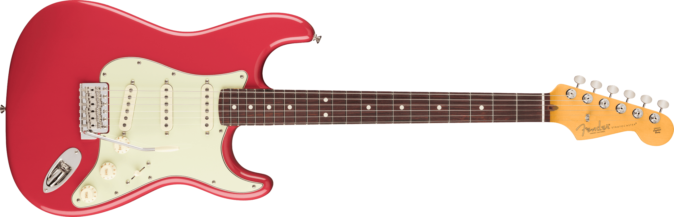 Fender American Professional Classic Stratocaster®, Rosewood Fingerboard, Faded Dakota Red w/ *Pro Setup