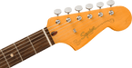 Fender Squier J Mascis Jazzmaster®, Laurel Fingerboard, Gold Anodized Pickguard, Vintage White - Guitar Warehouse