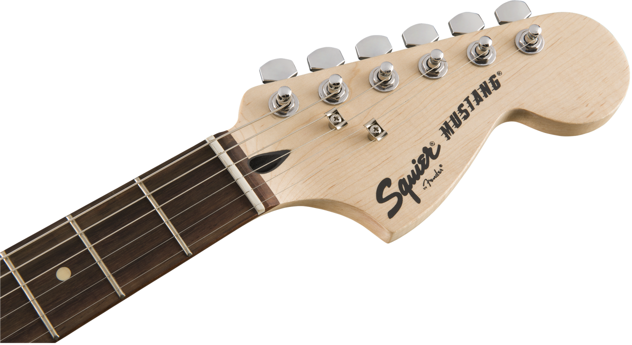 Fender Squier Bullet® Mustang® HH, Laurel Fingerboard, Black 24" Short Scale