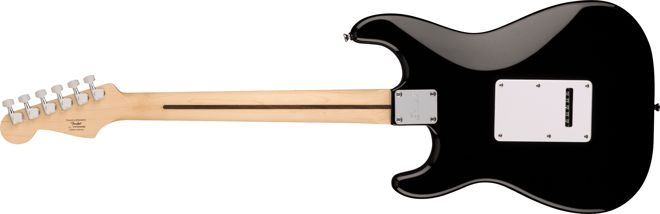 Squier Sonic™ Stratocaster®, Maple Fingerboard, White Pickguard - Black