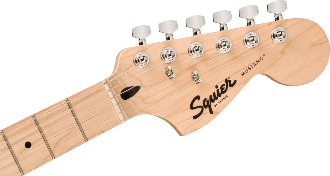 Fender Squier Sonic® Mustang® HH, Maple Fingerboard, White Pickguard, Flash Pink