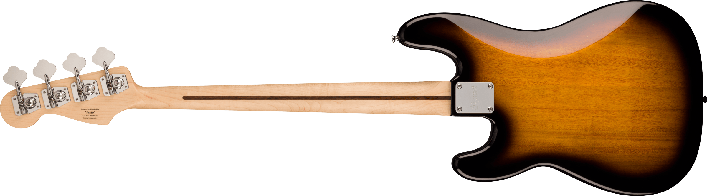Fender Squier Sonic™ Precision Bass®, Maple Fingerboard, White Pickguard, 2-Color Sunburst