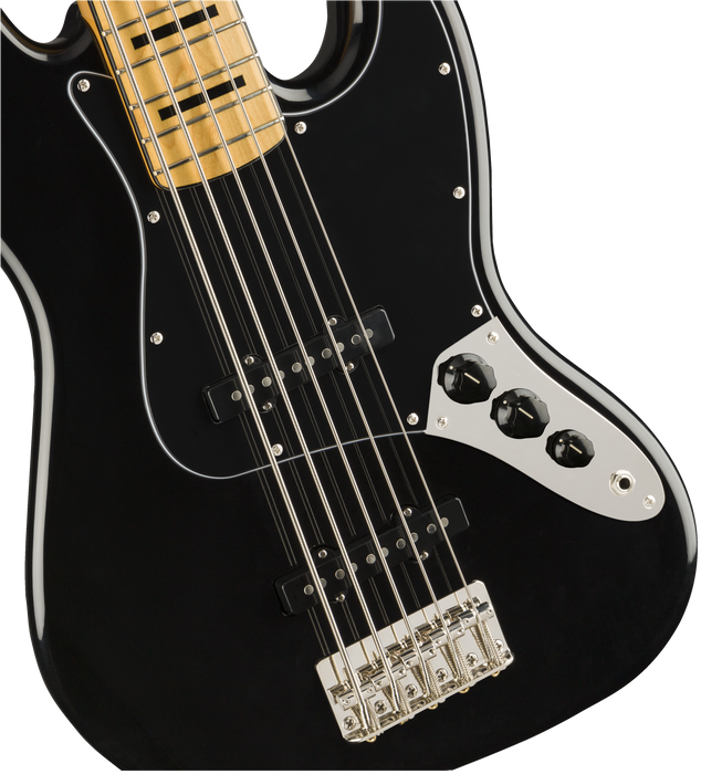 Fender Squier Classic Vibe '70s Jazz Bass® V, Maple Fingerboard, Black
