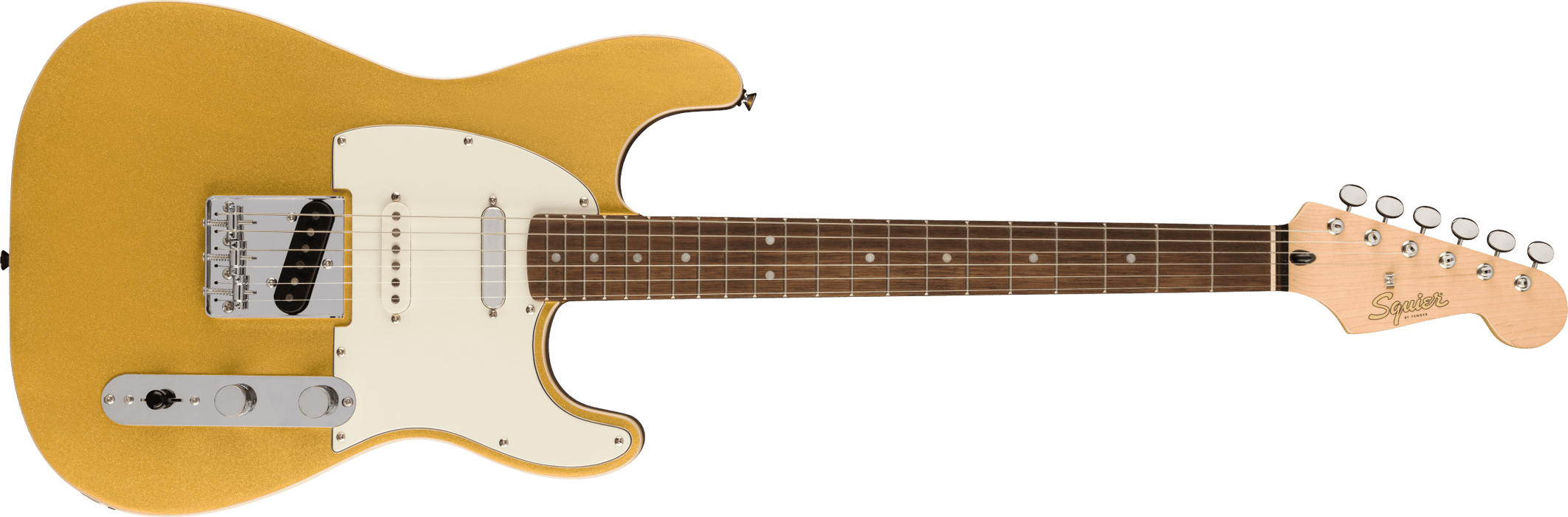 Fender Squier Paranormal Custom Nashville Stratocaster®, Laurel Fingerboard, Parchment Pickguard, Aztec Gold