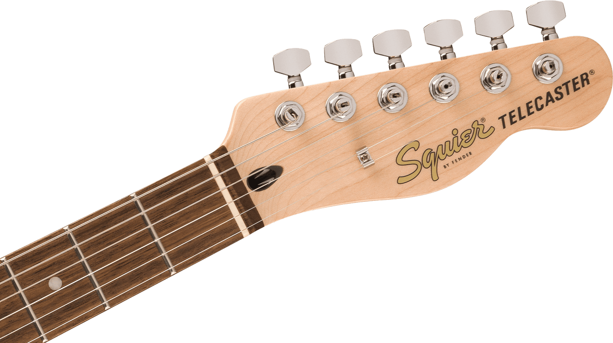 Fender Squier Affinity Series® Telecaster® Thinline, Laurel Fingerboard, Black Pickguard, Olympic White