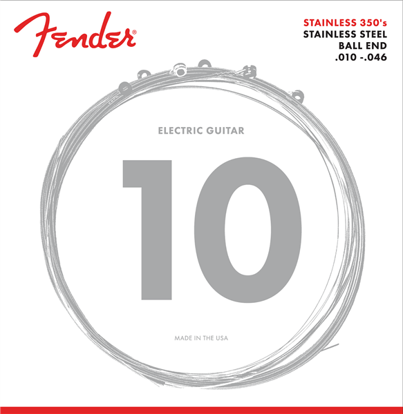 Fender Stainless 350's - Stainless Steel Strings 10-46