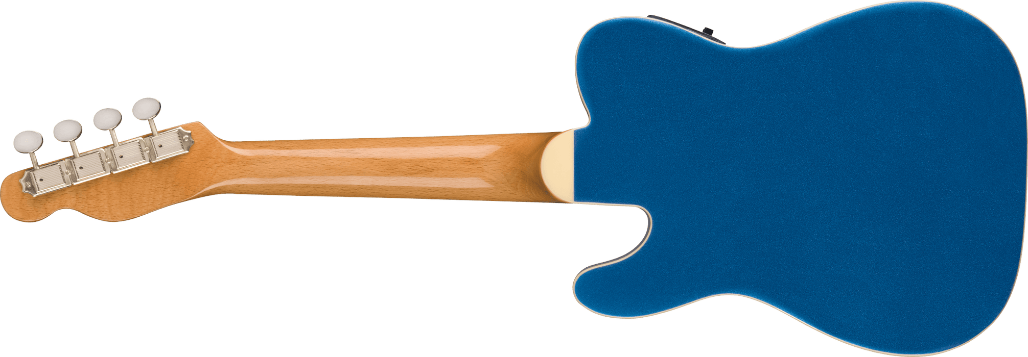 Fender Fullerton Tele® Uke, Walnut Fingerboard, White Pickguard, Lake Placid Blue