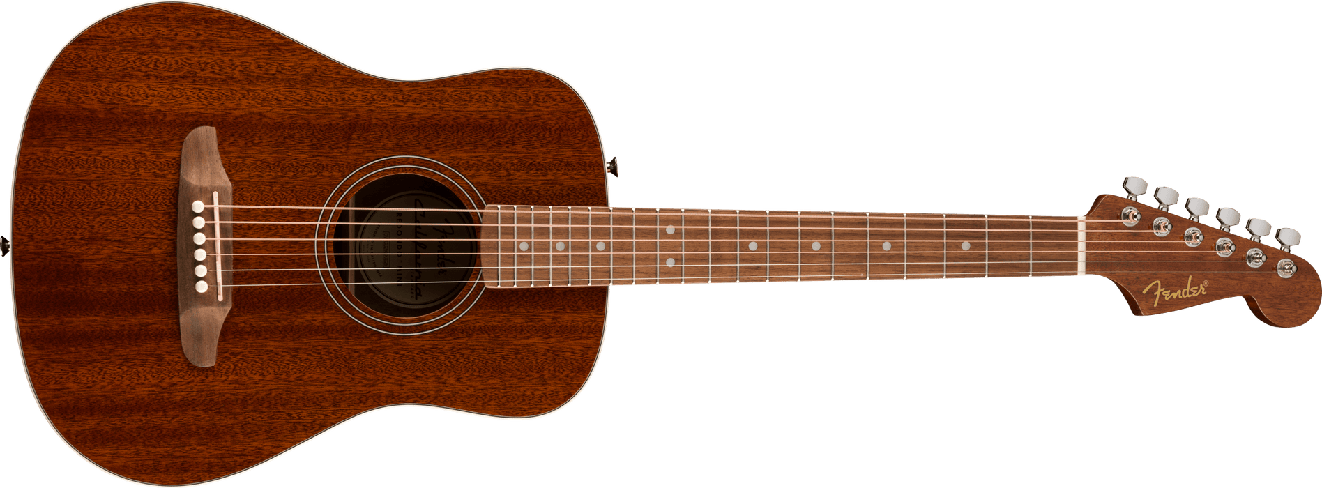 Fender California Standard Redondo™ Mini with Bag, Spruce Top, Natural Sapele