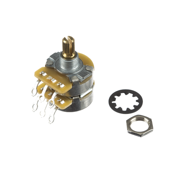 Fender CTS Dual 500K/250K Split Shaft Potentiometer