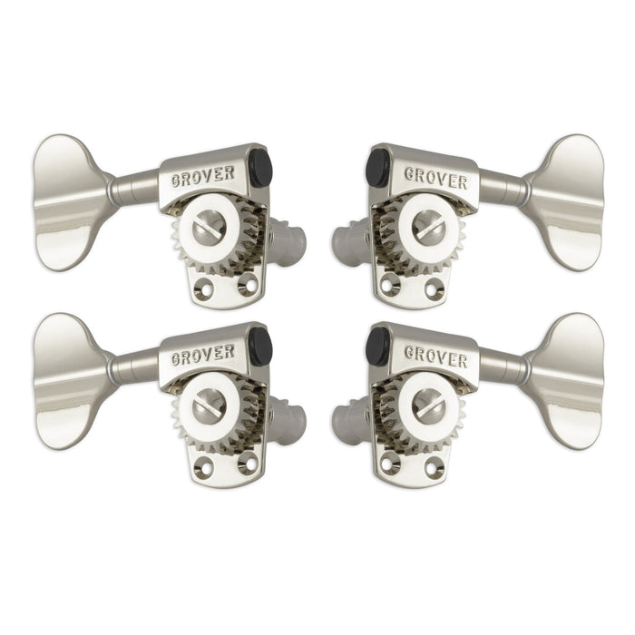 Grover Titan Bass Machineheads ~ 2+2 ~ Nickel
