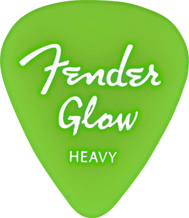 Fender Glow In The Dark 351 Picks, 12-Pack - Assorted Gauges