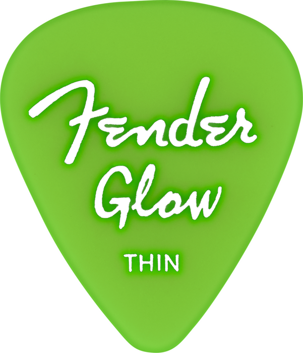 Fender Glow In The Dark 351 Picks, 12-Pack - Assorted Gauges