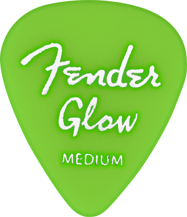 Fender Glow In The Dark 351 Picks, 12-Pack - Assorted Gauges