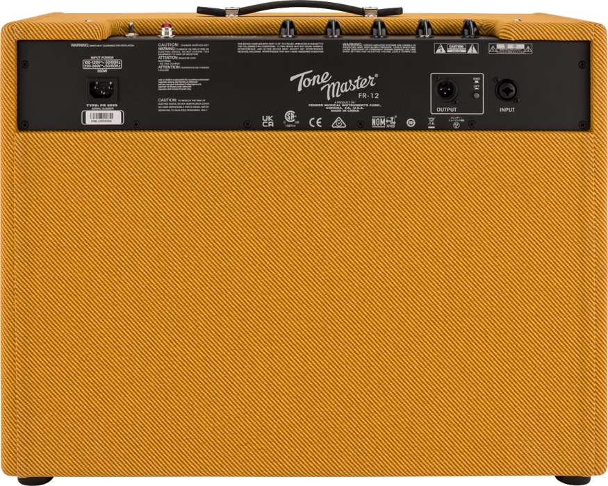 Fender Tone Master® FR-12 Flat Response Guitar/Stage Amp - Tweed, 230V UK