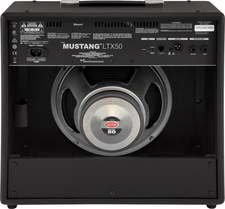 Fender Mustang® LTX50 50w Combo Electric Guitar Amplifier , 230V UK