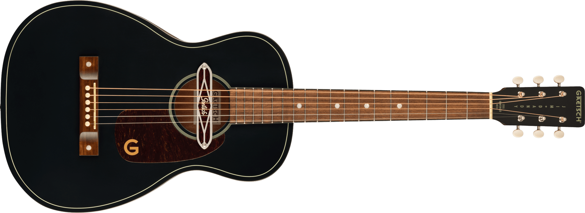 Gretsch Deltoluxe Parlor Electro Acoustic Guitar - Black Top