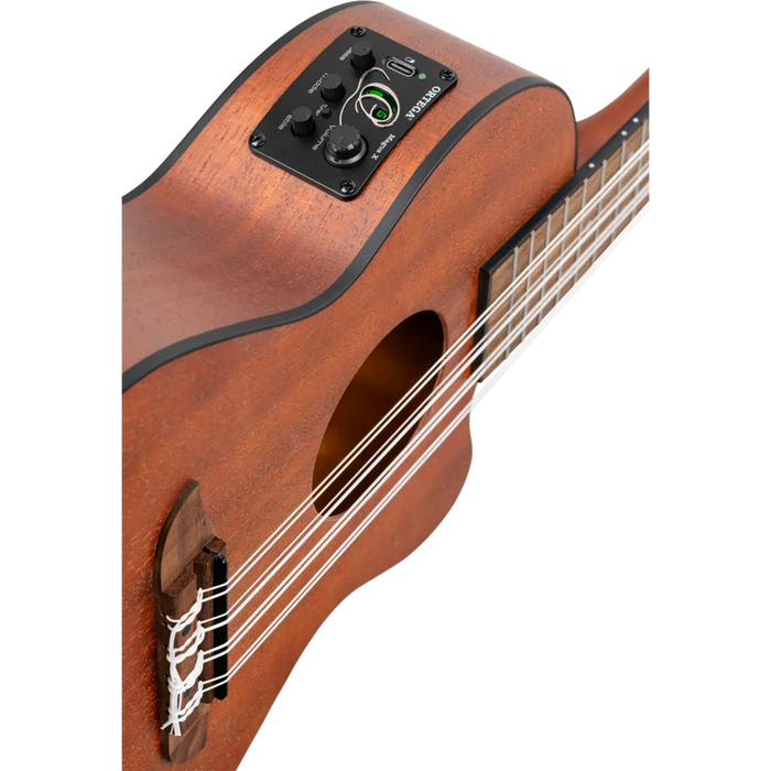 Ortega Bonfire Series Tenor 8-String Ukulele Mahogany Natural - RU4MM-CE-TE-8