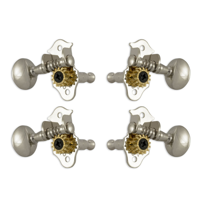 Grover Sta-Tite Geared Ukulele Pegs (Set of 4) ~ Chrome