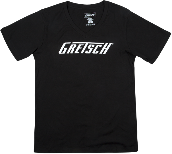 Gretsch® Logo Ladies T-Shirt, Black