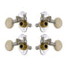Grover Sta-tite Ukulele Pegs (Set of 4) ~ Chrome ~ White