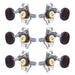 Grover STA-TITE Machineheads ~ 3+3 ~ Horizontal ~ Chrome ~ Rosewood Buttons