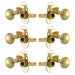 Grover STA-TITE Machineheads ~ 3+3 ~ Horizontal ~ Gold