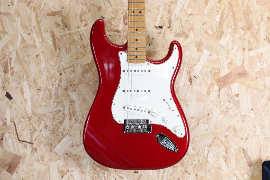 2008 Fender Stratocaster Standard in Candy Apple Red