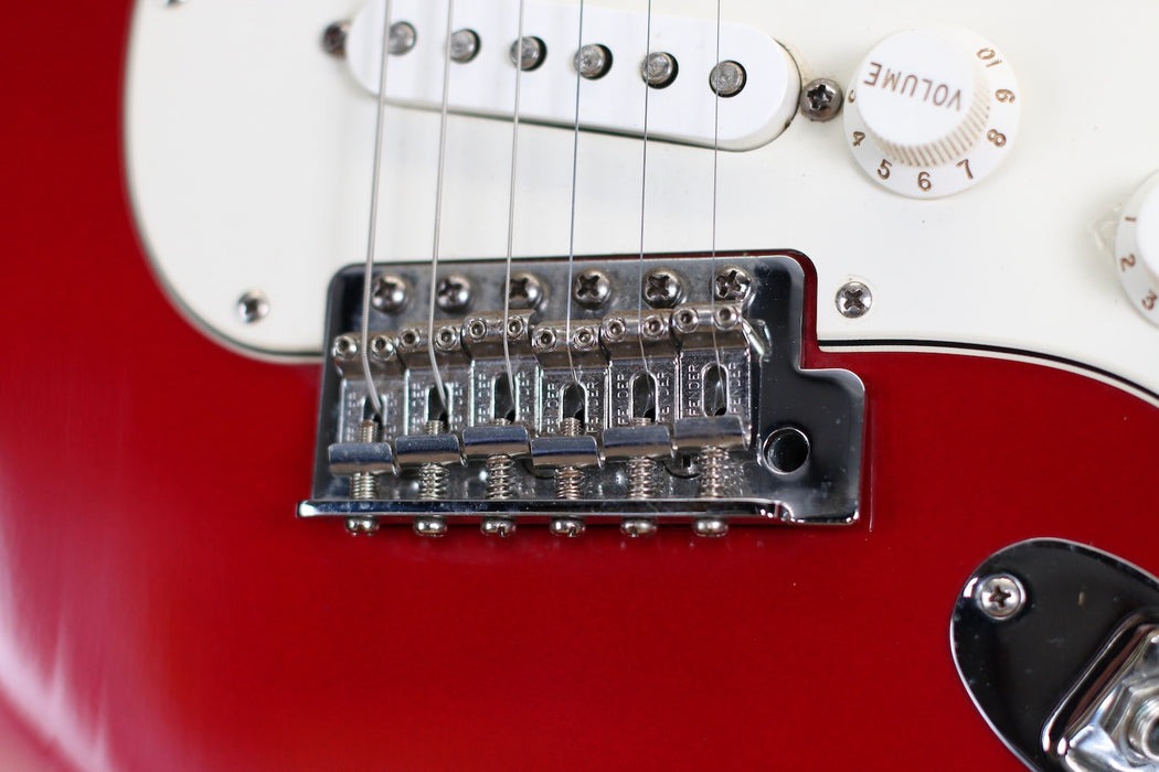 2008 Fender Stratocaster Standard in Candy Apple Red
