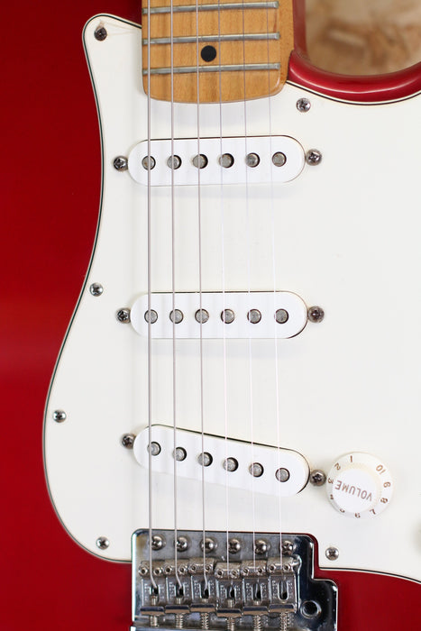 2008 Fender Stratocaster Standard in Candy Apple Red