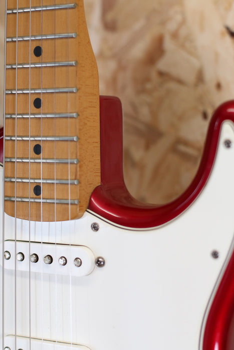 2008 Fender Stratocaster Standard in Candy Apple Red
