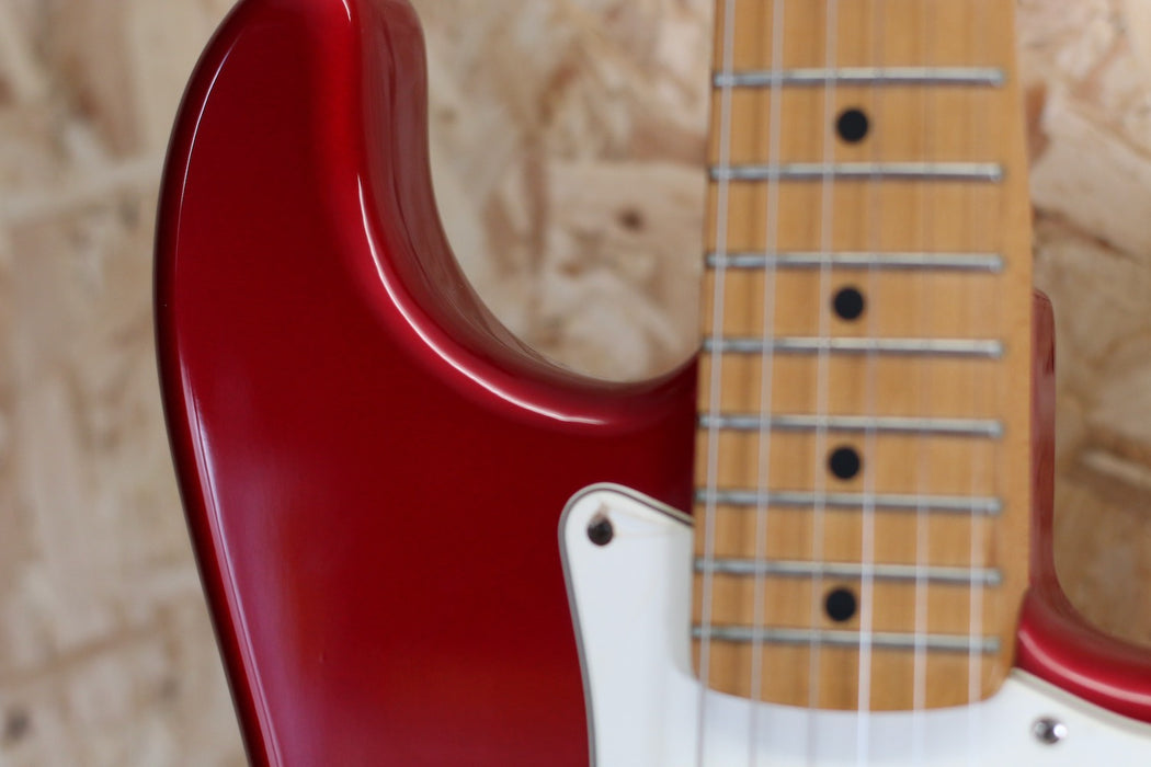2008 Fender Stratocaster Standard in Candy Apple Red