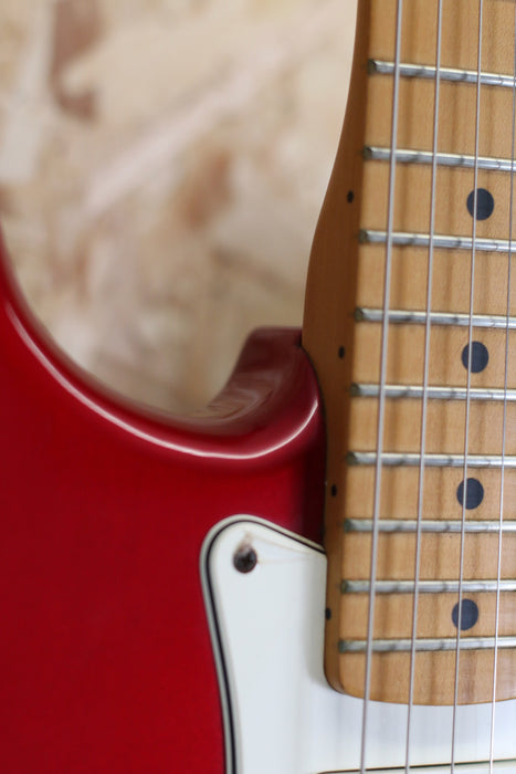 2008 Fender Stratocaster Standard in Candy Apple Red