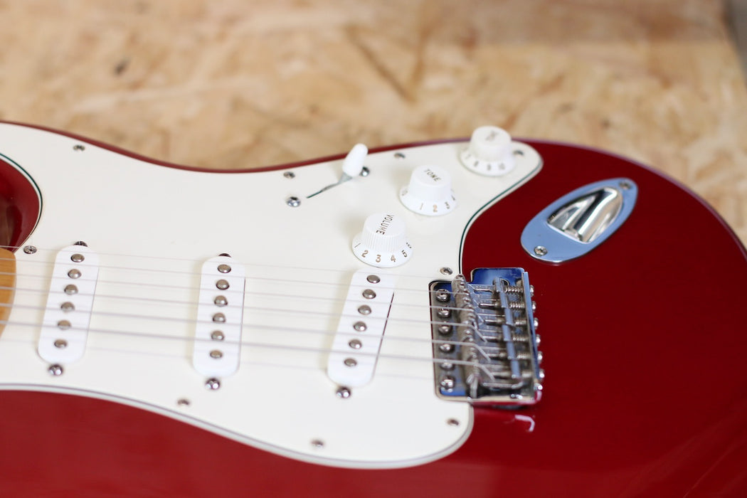 2008 Fender Stratocaster Standard in Candy Apple Red