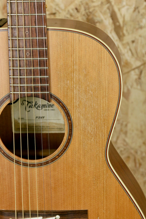 Takamine P3NY New Yorker Parlour Style Acoustic Guitar - with original hardcase - Pre Owned