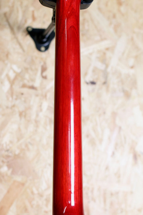 Vintage V100 Electric Guitar Cherry Red Burst AA Flame - Pre-owned