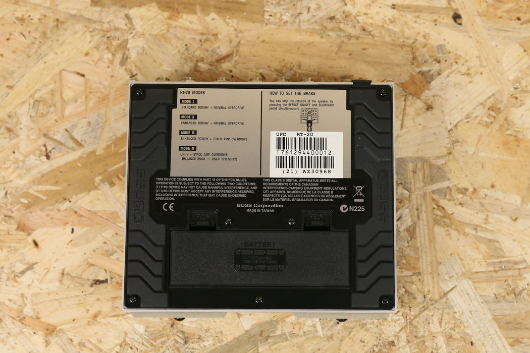 Boss RT-20 Rotary Ensemble Sound Processor Dual Pedal - Pre-owned