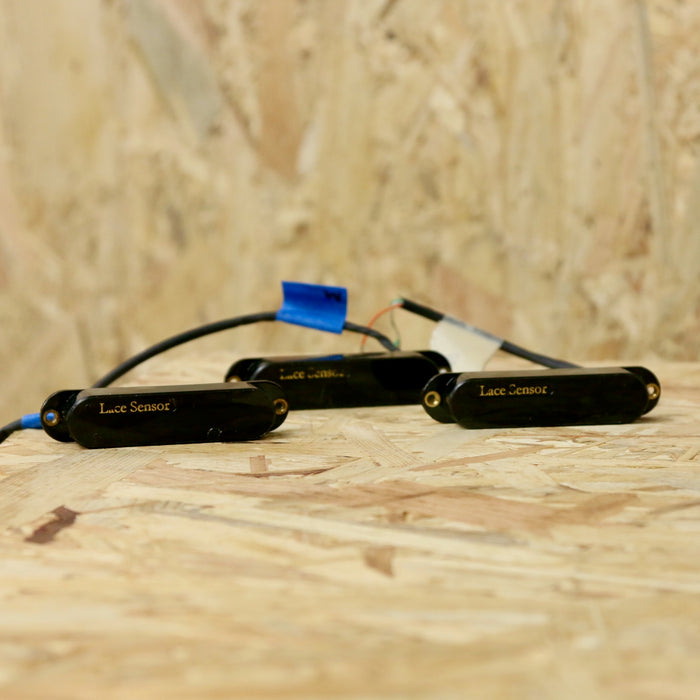 2015 Lace Sensor Gold Single Coil Pickups - Made In USA - Set of 3 - Pre-owned